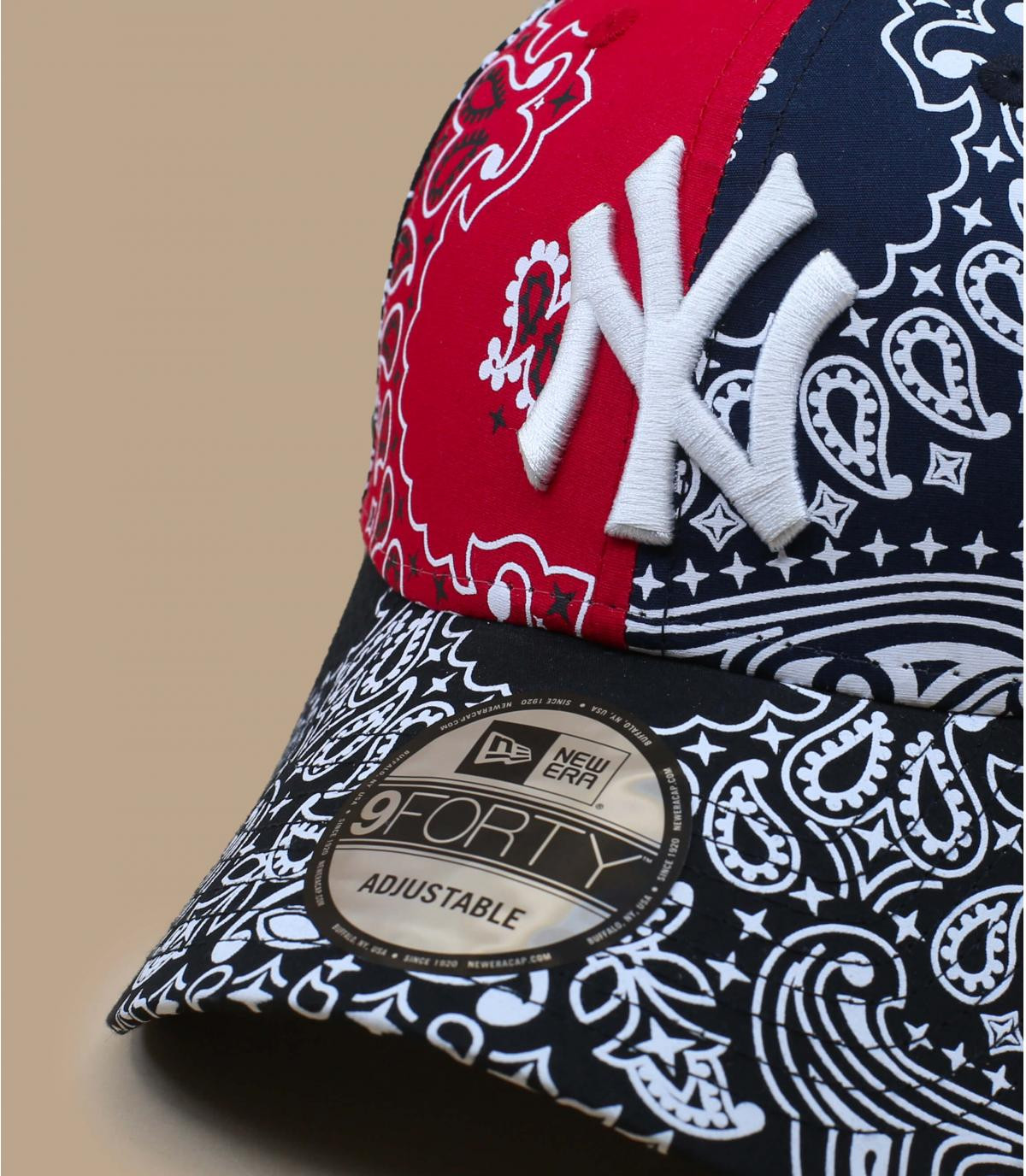 MLB Paisley NY 940 black navy red New Era